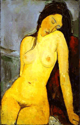 Seated nude 1916 - Amedeo Modigliani
